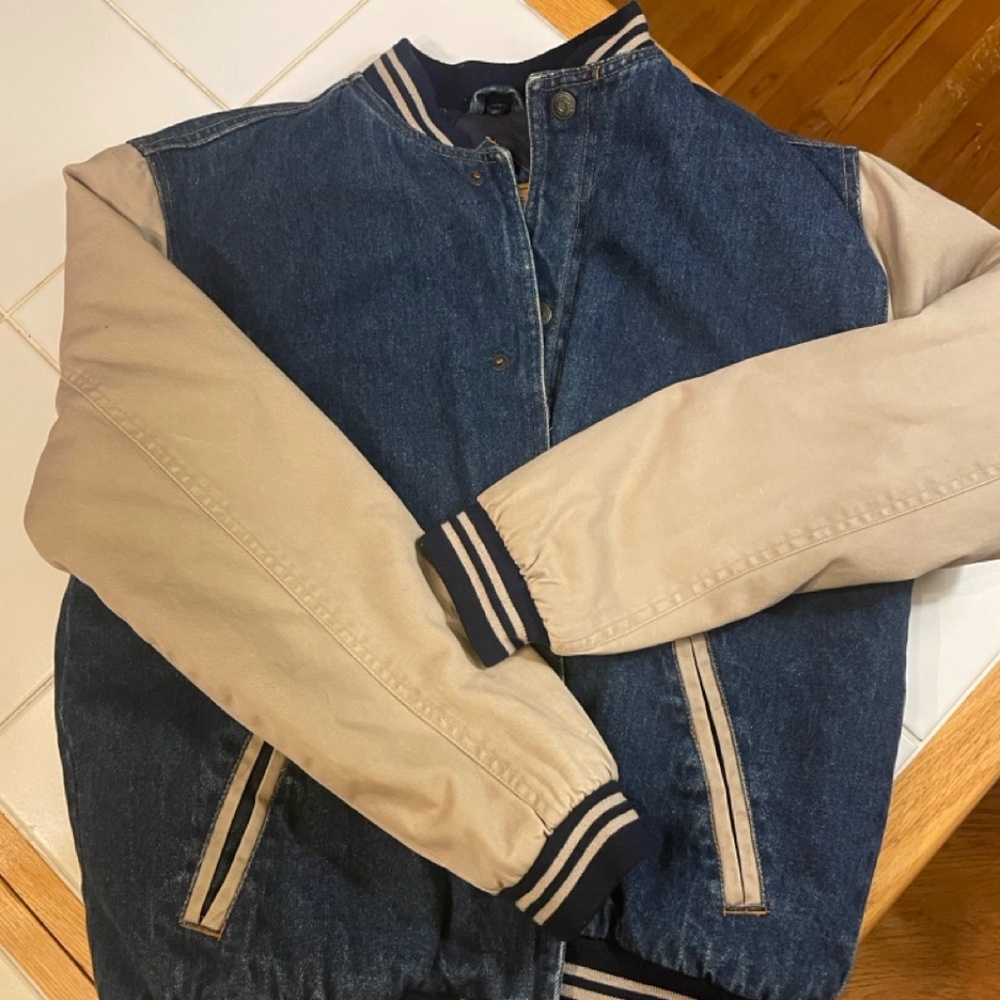 Vintage Bomber jacket (boys large) Fits like a women's small
